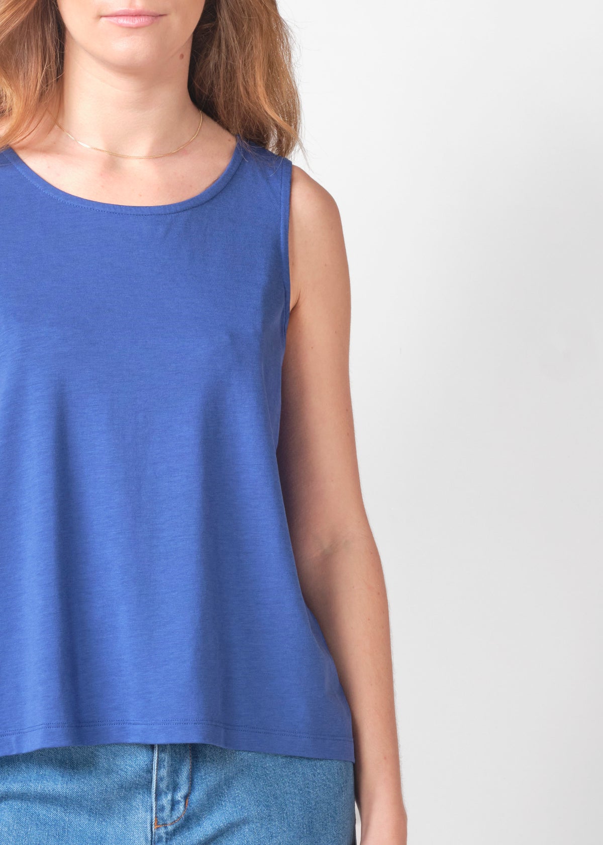 Klitmøller Collective ApS Aliya top OCS T-Shirts Surf blue