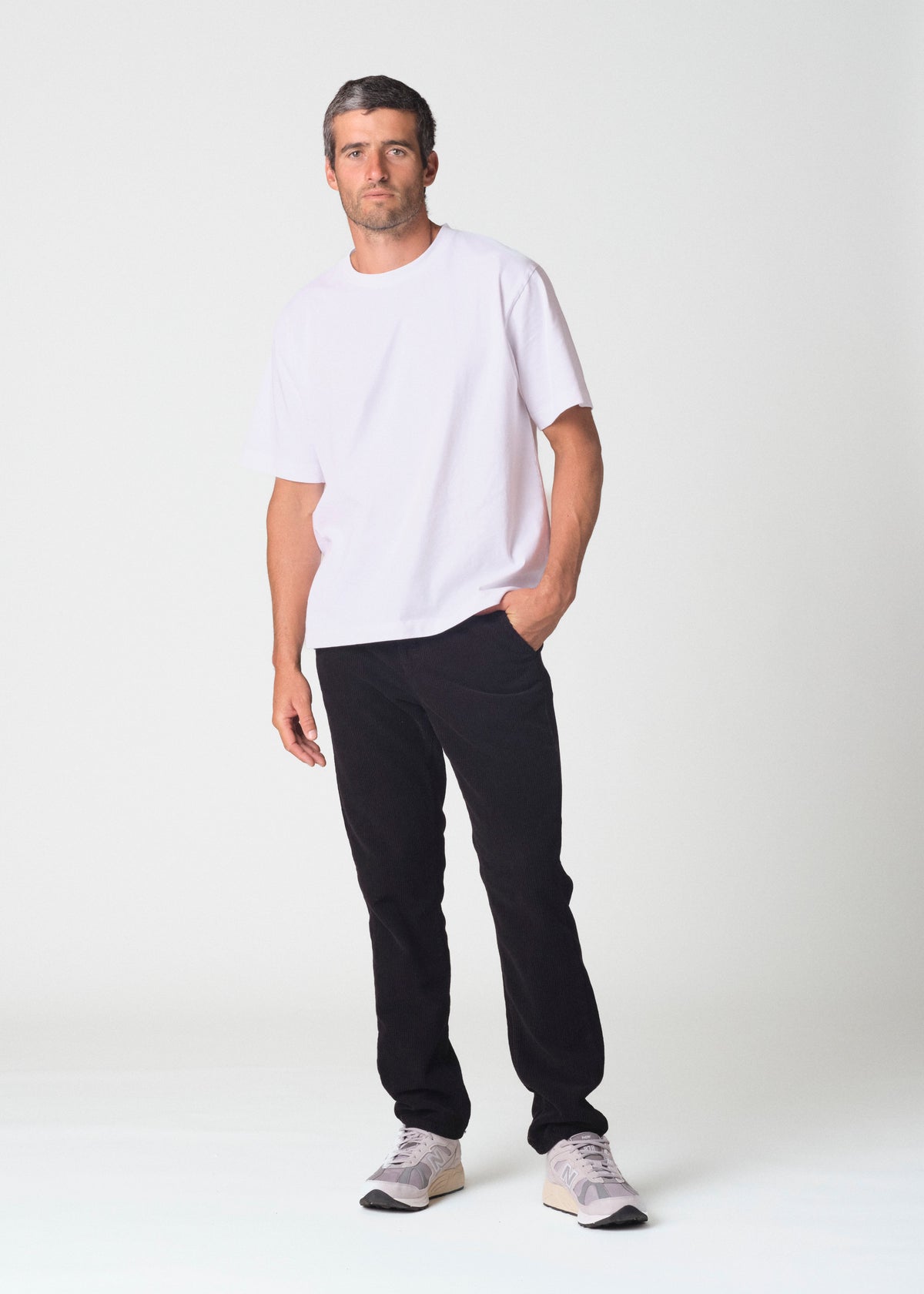 Klitmøller Collective ApS Allan cord pants GOTS Pants Black