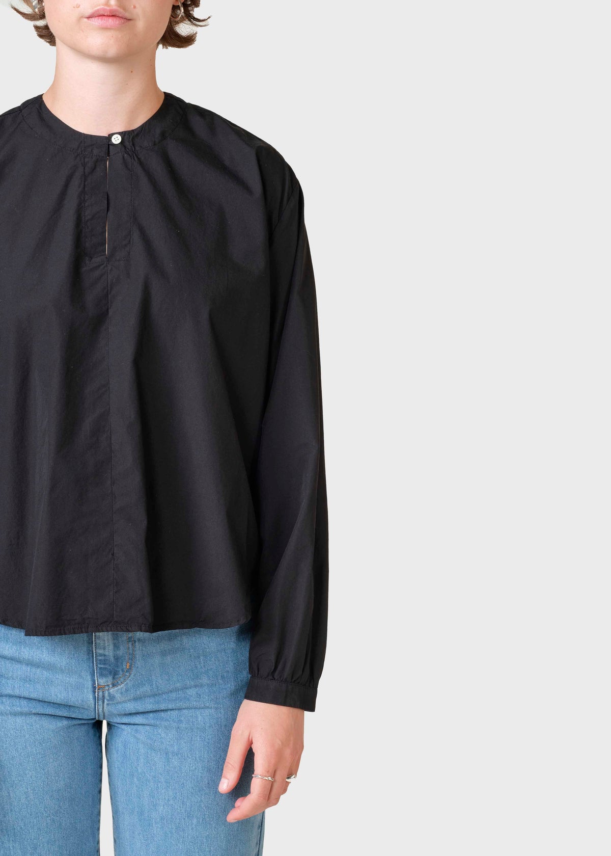 Klitmøller Collective ApS Alma poplin shirt Shirts Black