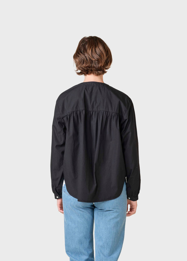 Klitmøller Collective ApS Alma poplin shirt Shirts Black