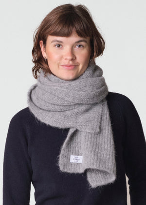 Klitmøller Collective ApS Alpaca scarf Beanies Light grey