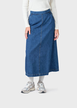 Klitmøller Collective ApS Amber denim skirt Skirts Dark blue stonewash