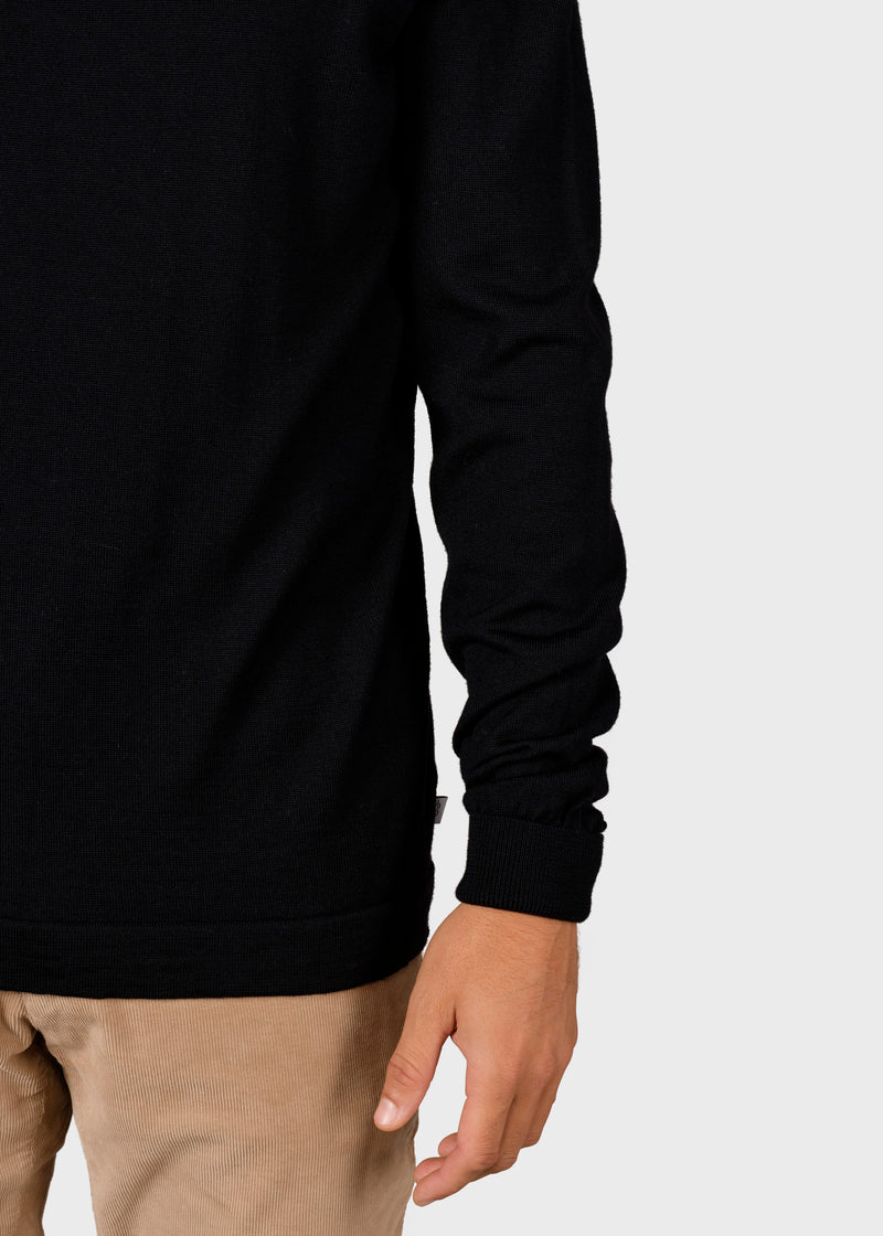 Klitmøller Collective ApS Anders knit Knitted sweaters Black