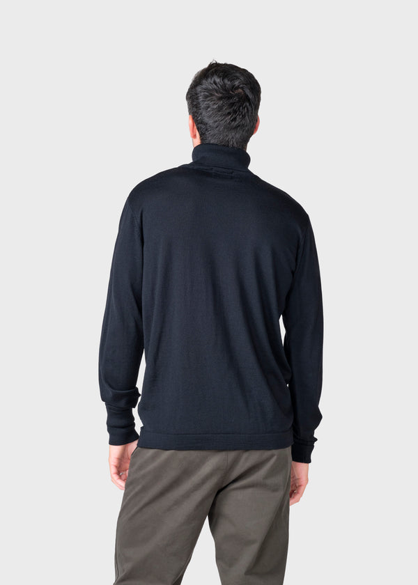 Klitmøller Collective ApS Anders knit Knitted sweaters Black