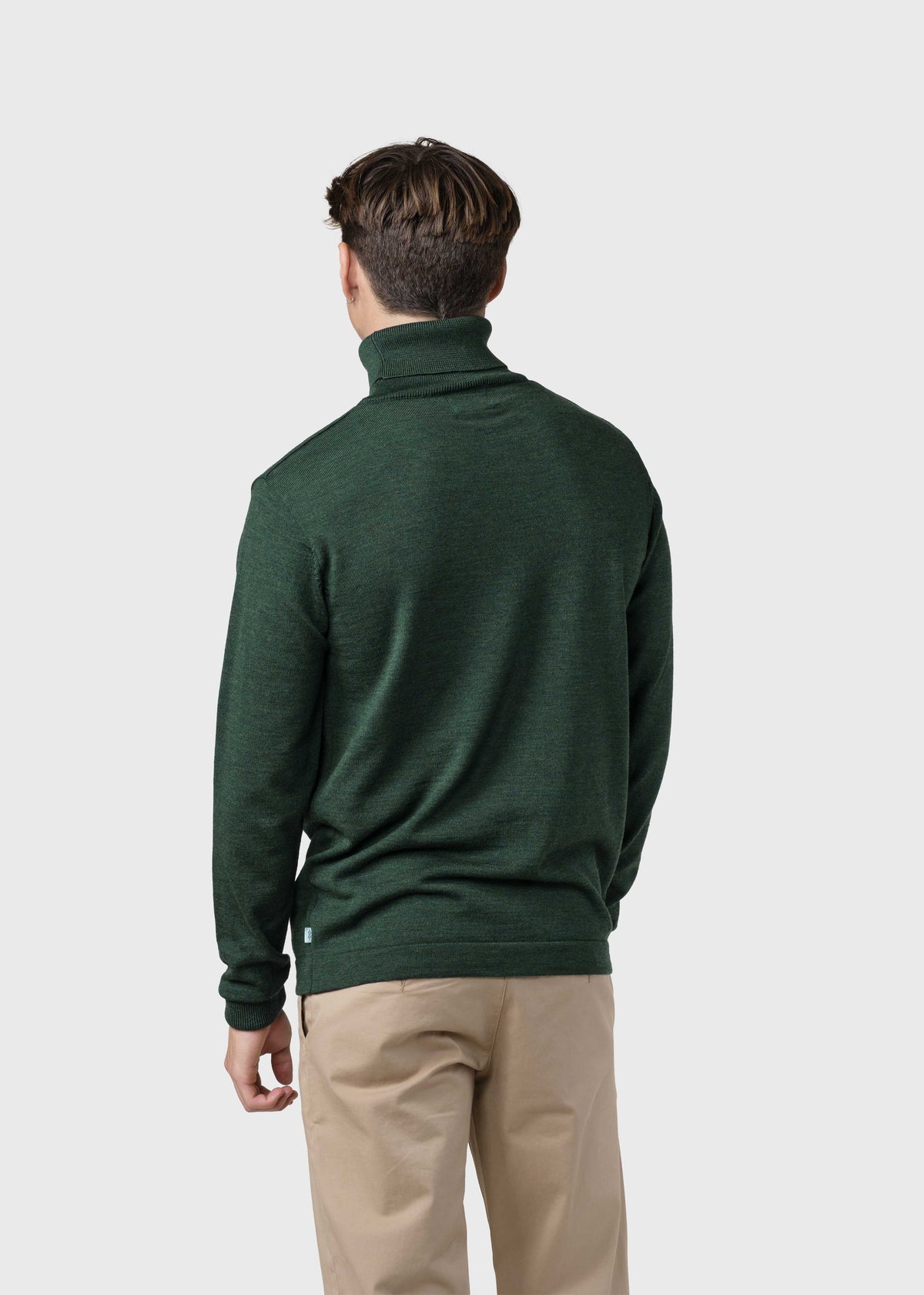 Klitmøller Collective ApS Anders knit Knitted sweaters Moss Green
