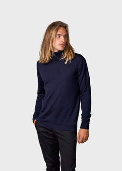 Klitmøller Collective ApS Anders knit Knitted sweaters Navy