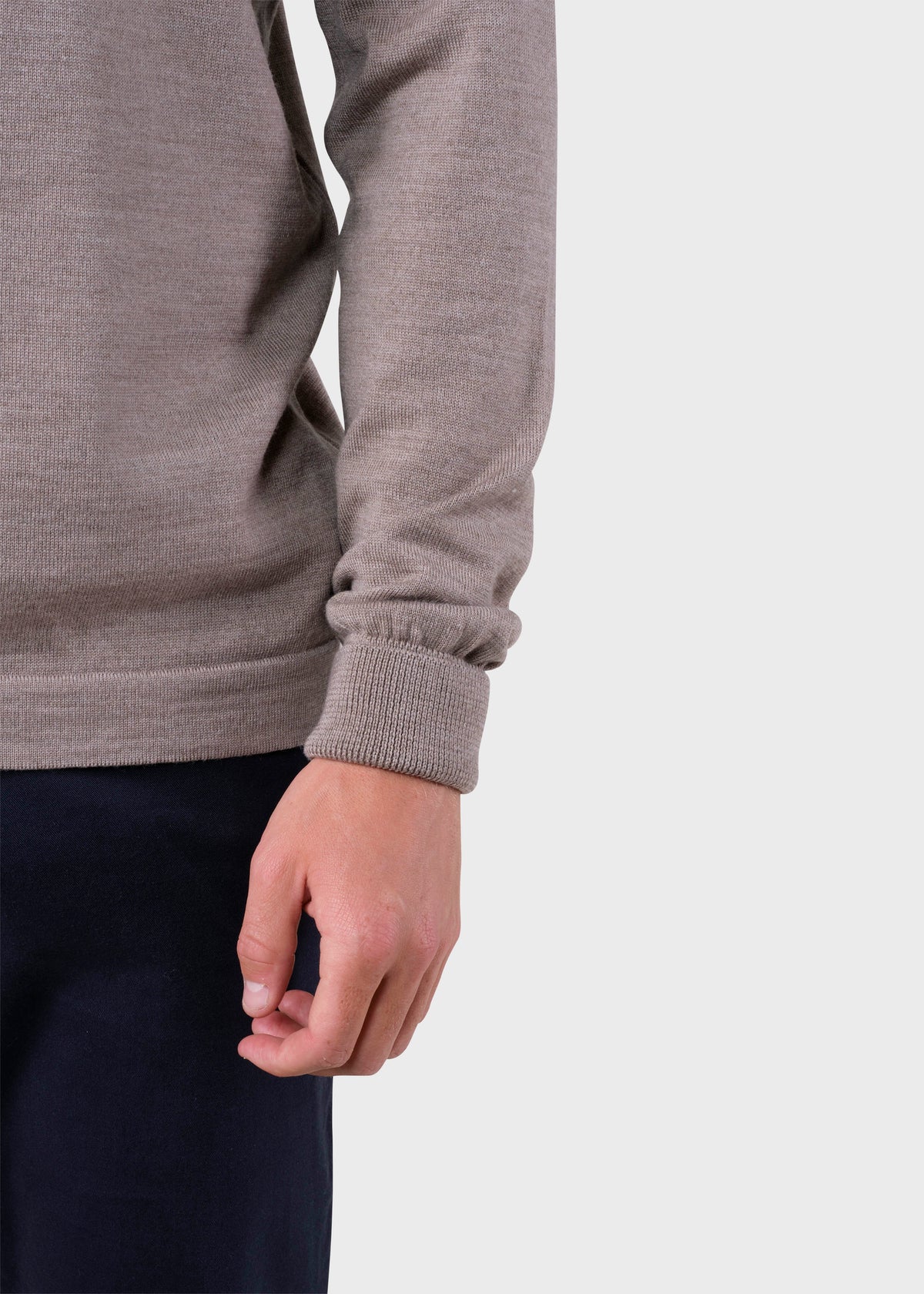Klitmøller Collective ApS Anders knit Knitted sweaters Sand