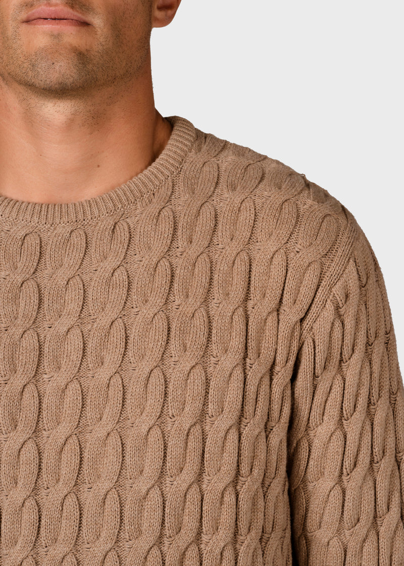 Klitmøller Collective ApS Anker knit Knitted sweaters Sand