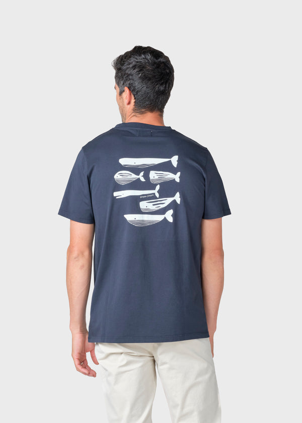 Klitmøller Collective ApS Anker tee T-Shirts Navy