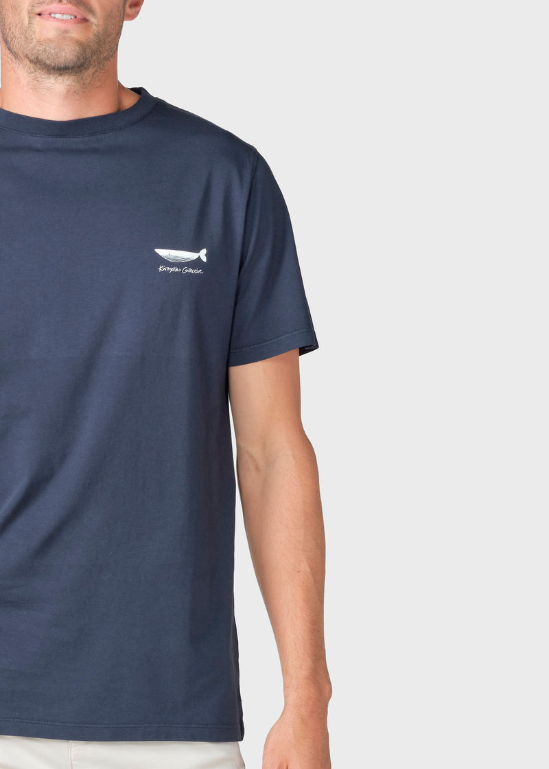 Klitmøller Collective ApS Anker tee T-Shirts Navy