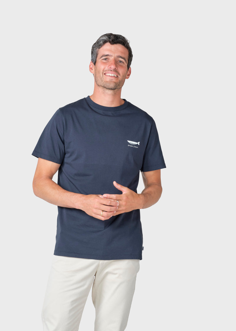 Klitmøller Collective ApS Anker tee T-Shirts Navy