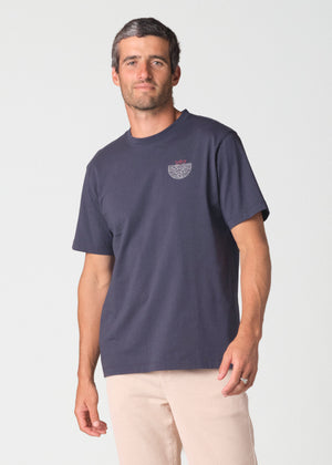 Klitmøller Collective ApS Baldur tee OCS T-Shirts Navy