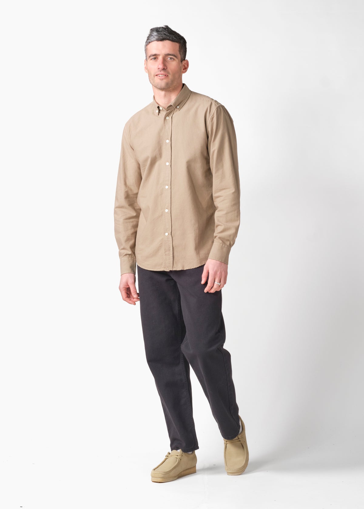 Klitmøller Collective ApS Basic shirt GOTS Shirts Cashew