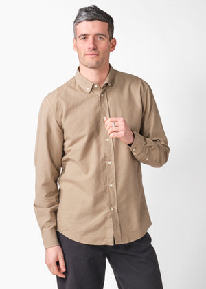 Klitmøller Collective ApS Basic shirt GOTS Shirts Cashew