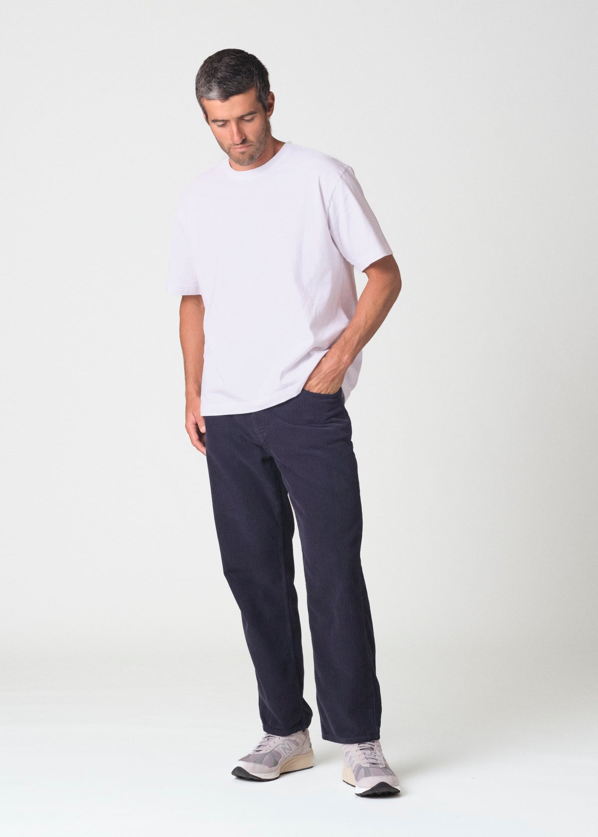 Klitmøller Collective ApS Bastian cord pants GOTS Pants Navy