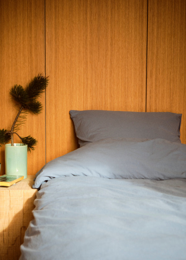 Klitmøller Collective Home Bed set - Plain - 140 x 200 + 80 x 80 Textiles Light blue