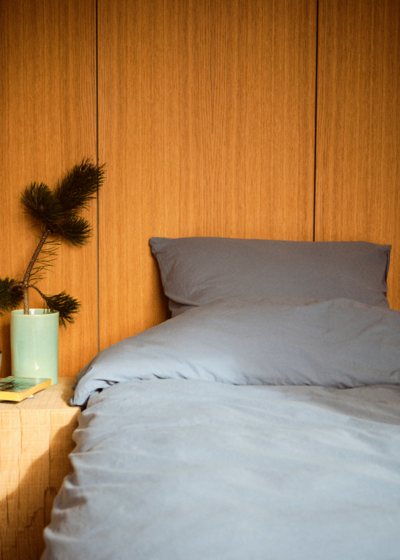Klitmøller Collective Home Bed set - Plain - 140 x 200 + 80 x 80 Textiles Light blue
