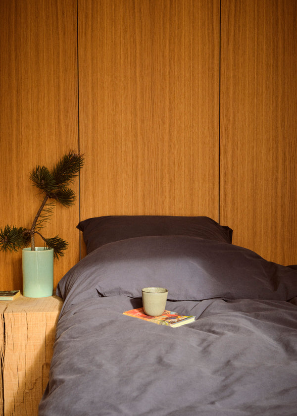 Klitmøller Collective Home Bed set - Plain - 140 x 200 + 80 x 80 Textiles Navy