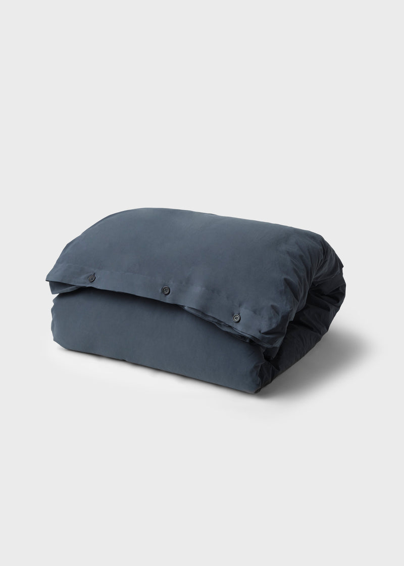 Klitmøller Collective Home Bed set - Plain - 140 x 200 + 80 x 80 Textiles Navy