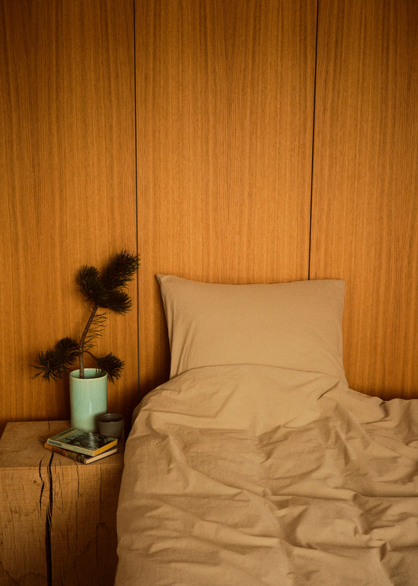 Klitmøller Collective Home Bed set - Plain - 140 x 200 + 80 x 80 Textiles Sand