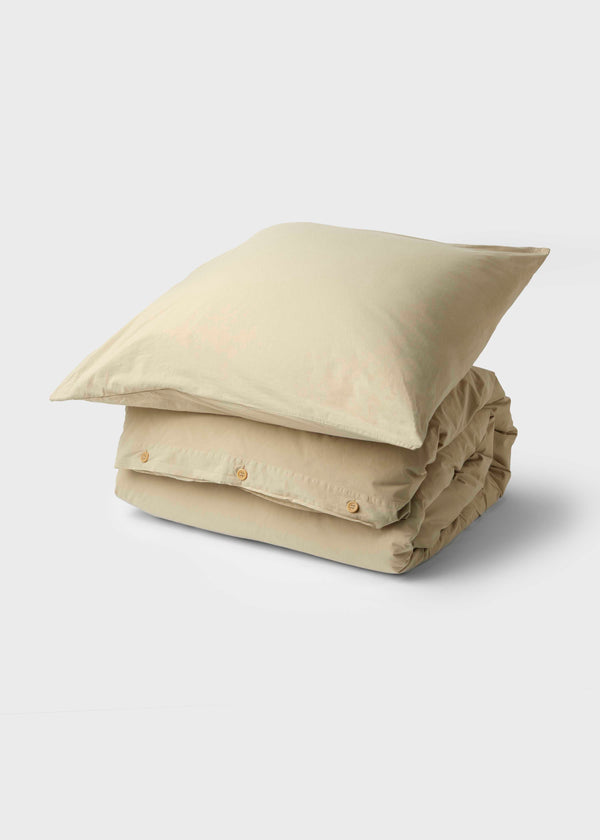 Klitmøller Collective Home Bed set - Plain - 140 x 200 + 80 x 80 Textiles Sand