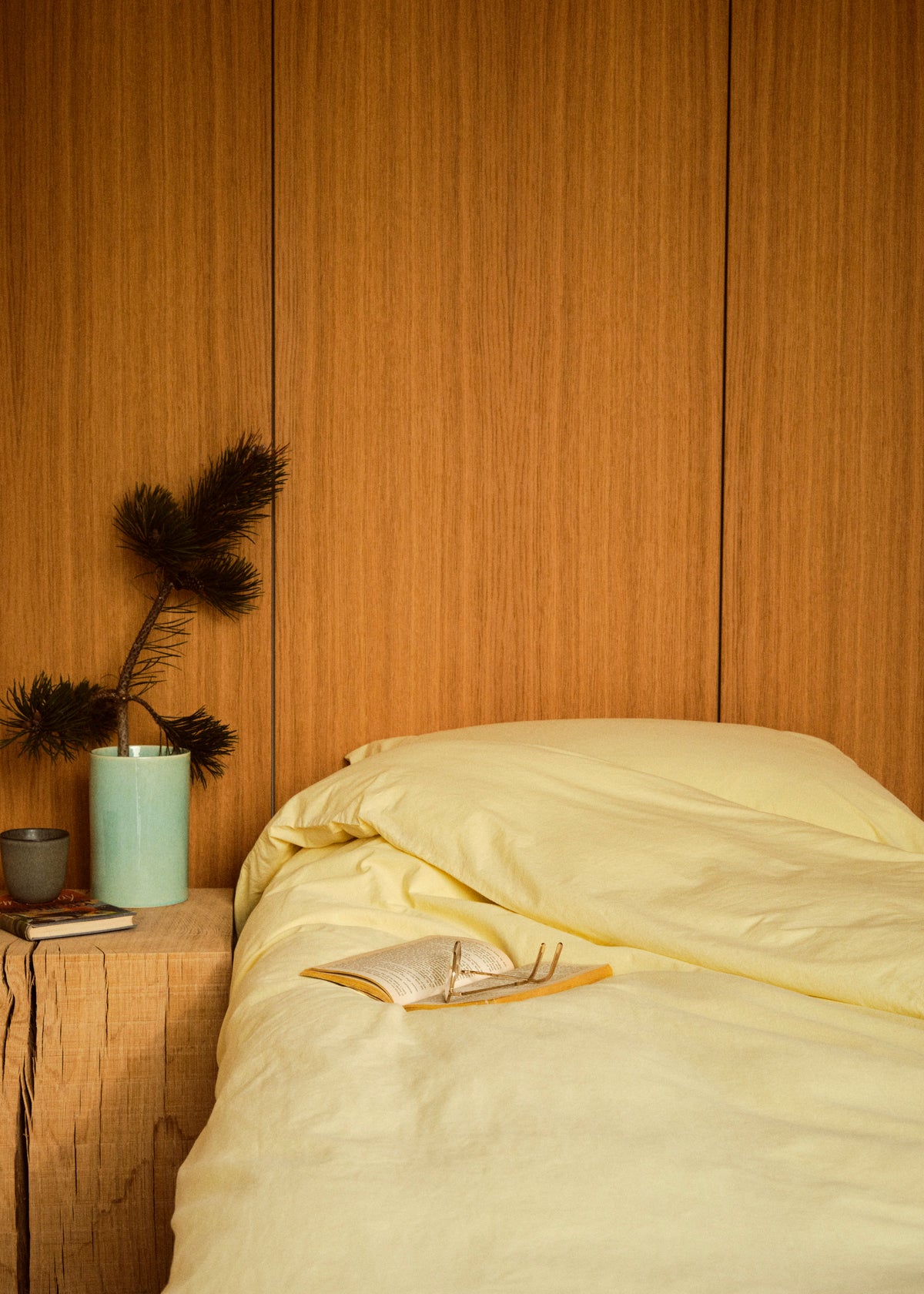 Klitmøller Collective Home Bed set - Plain - 140 x 220 + 80 x 80 Textiles Lemon sorbet
