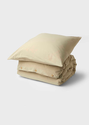Klitmøller Collective Home Bed set - Plain - 140 x 220 + 80 x 80 Textiles Sand