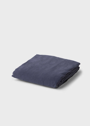 Klitmøller Collective Home Bed sheet 180 x 200 x 30 Textiles Navy