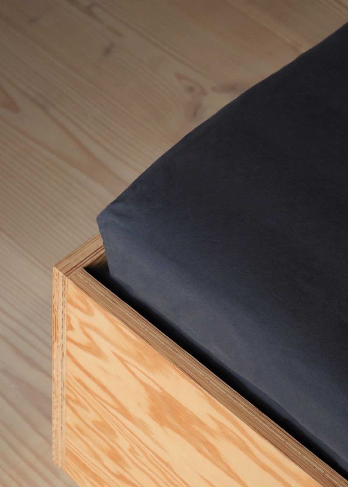 Klitmøller Collective Home Bed sheet 90 x 200 x 30 Textiles Navy