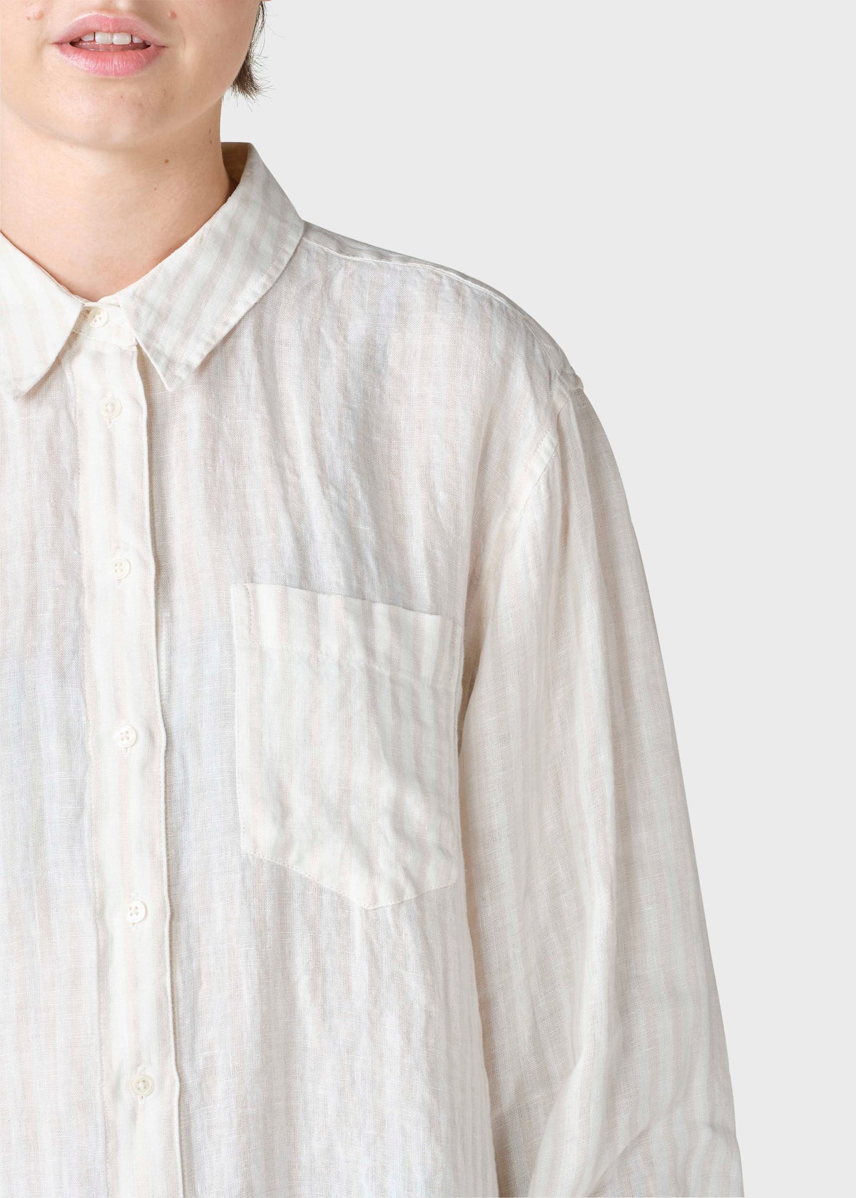 Klitmøller Collective ApS Belinda linen shirt  Shirts Cream/sand