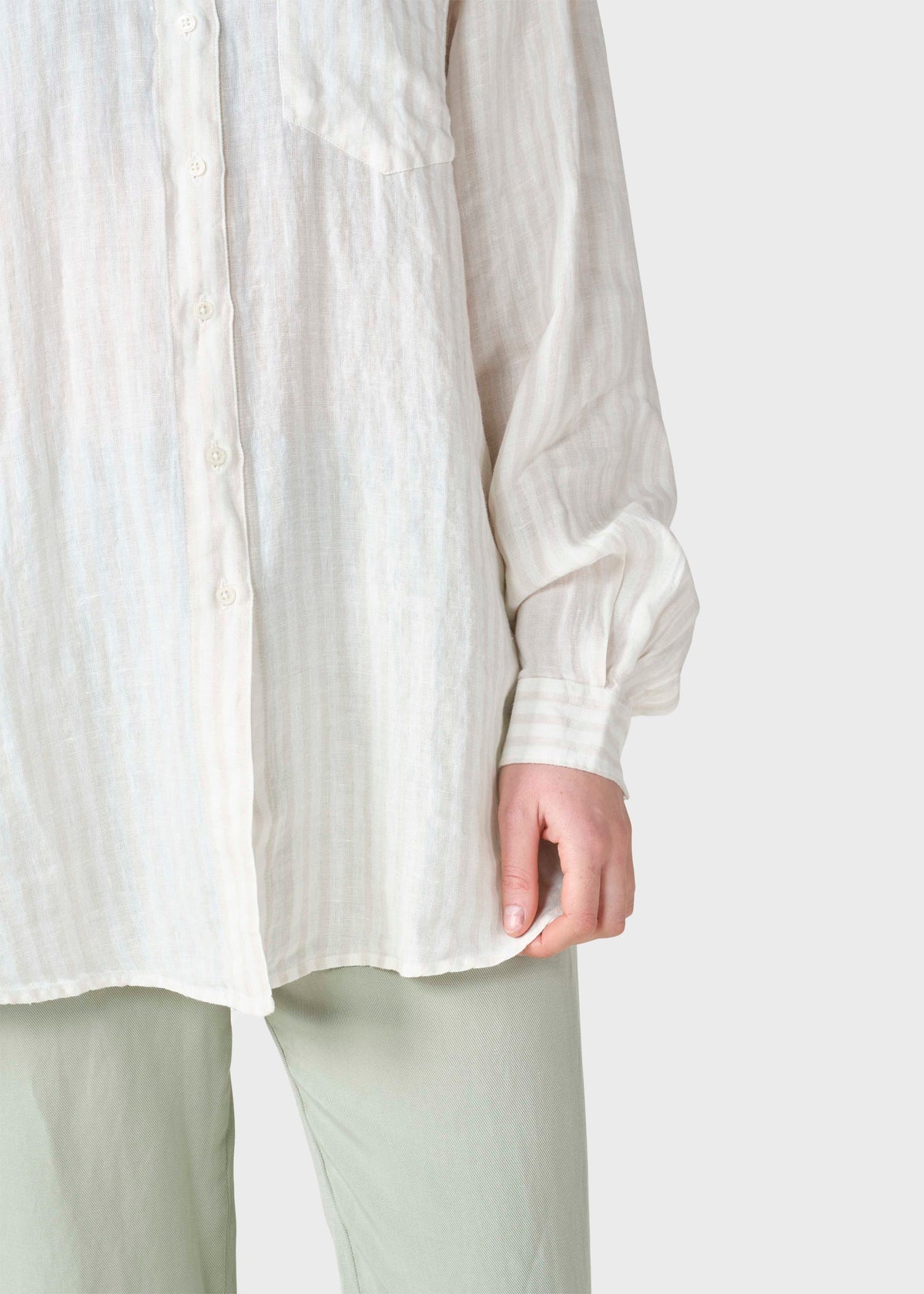 Klitmøller Collective ApS Belinda linen shirt  Shirts Cream/sand