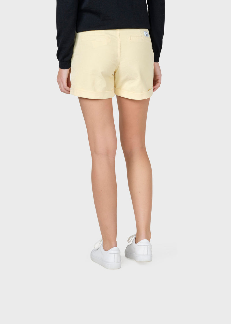Klitmøller Collective ApS Bella cord shorts Walkshorts Lemon sorbet