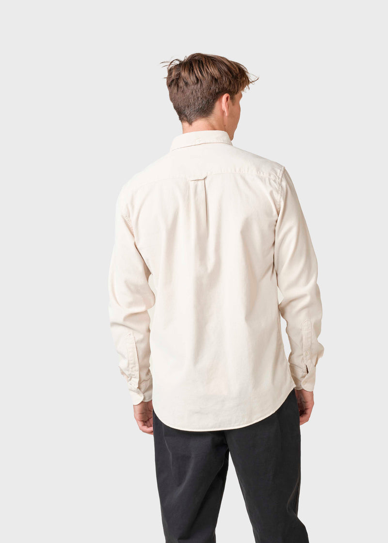 Klitmøller Collective ApS Benjamin corduroy shirt Shirts Pastel sand