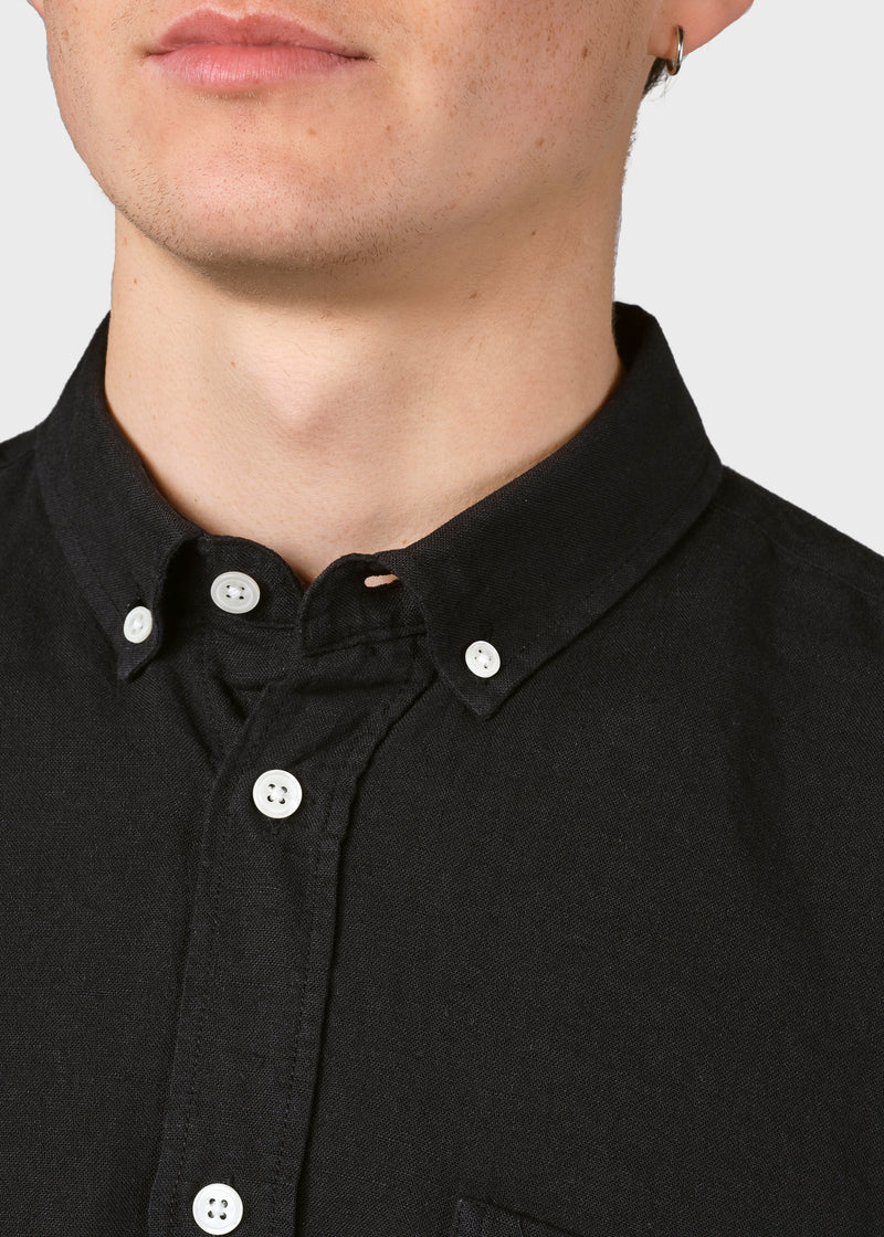 Klitmøller Collective ApS Benjamin linen shirt Shirts Black
