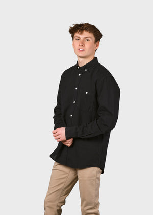 Klitmøller Collective ApS Benjamin linen shirt Shirts Black