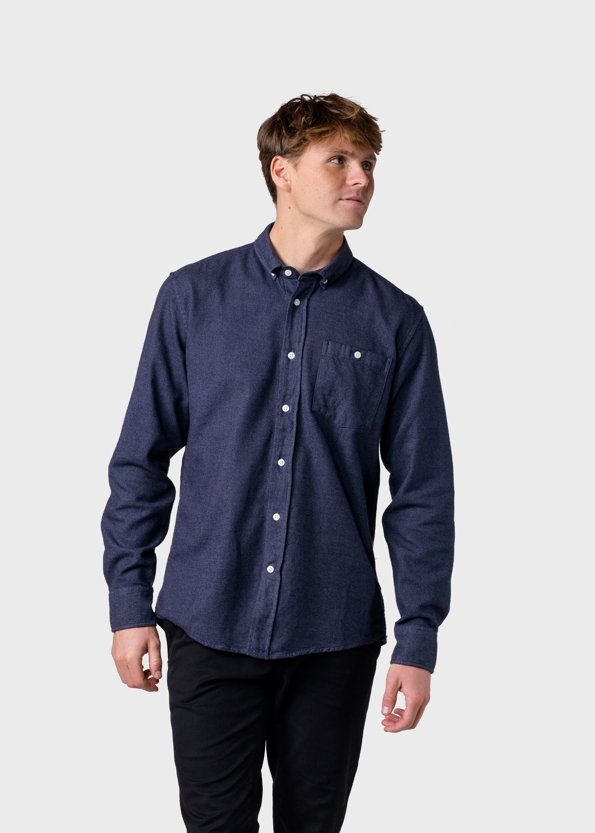 Klitmøller Collective ApS Benjamin lumber shirt Shirts Navy