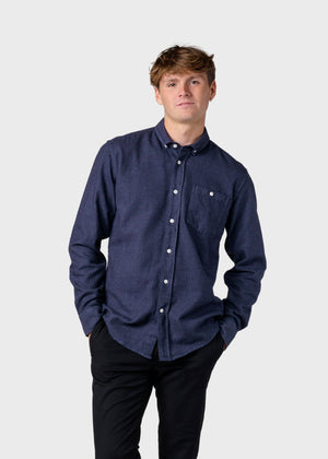 Klitmøller Collective ApS Benjamin lumber shirt Shirts Navy