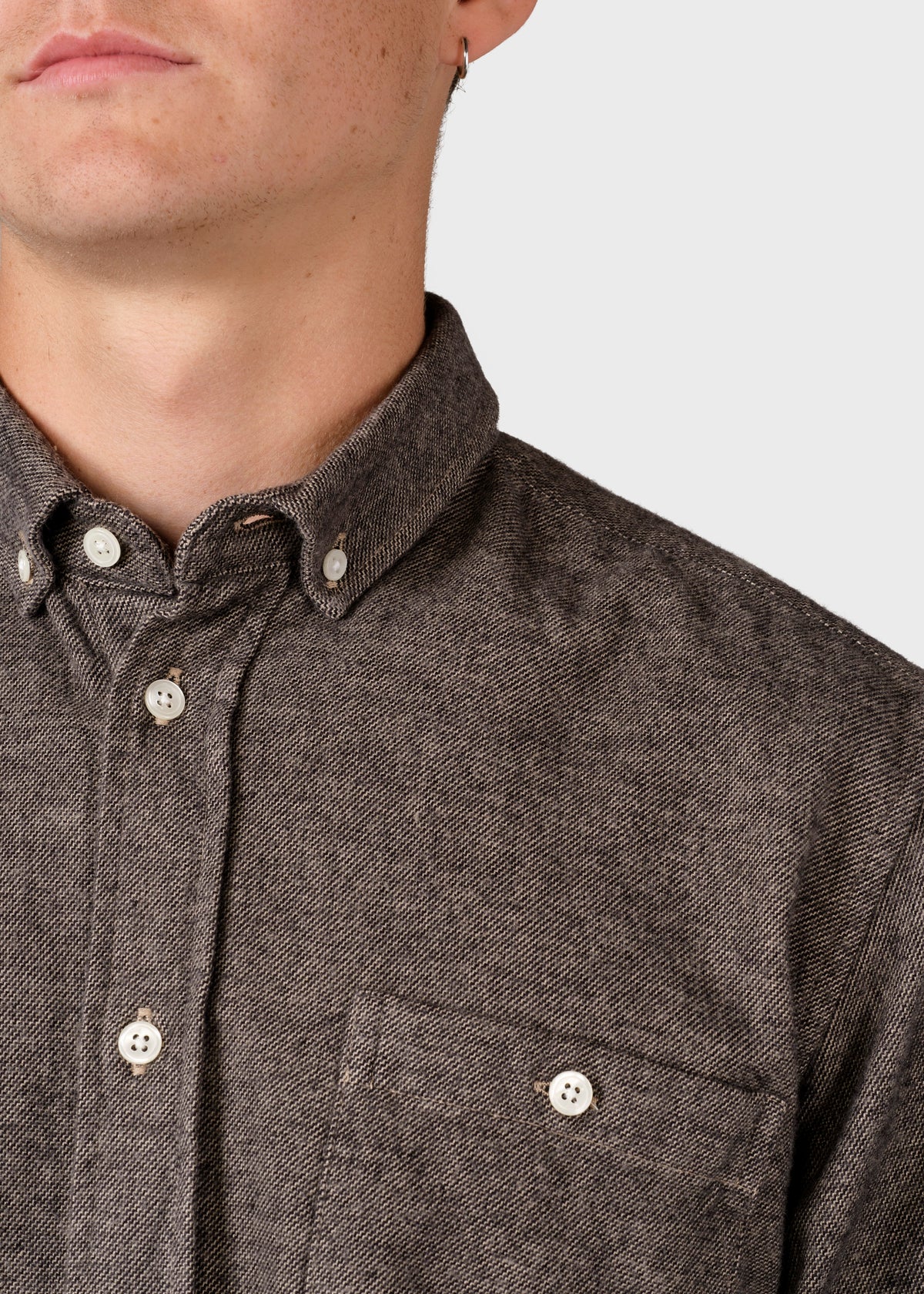Klitmøller Collective ApS Benjamin lumber shirt Shirts Sand