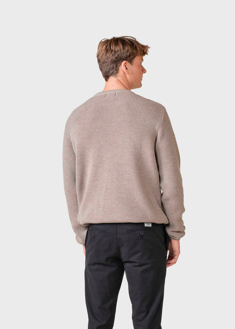 Klitmøller Collective ApS Benny knit  Knitted sweaters Sand