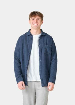 Klitmøller Collective ApS Birger shirt Shirts Navy