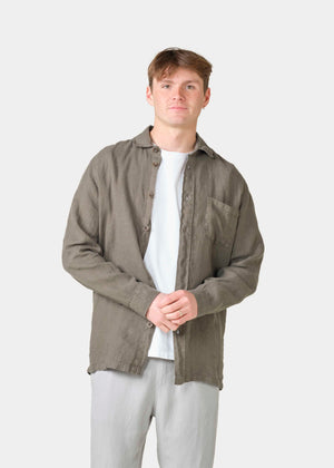 Klitmøller Collective ApS Birger shirt Shirts Taupe