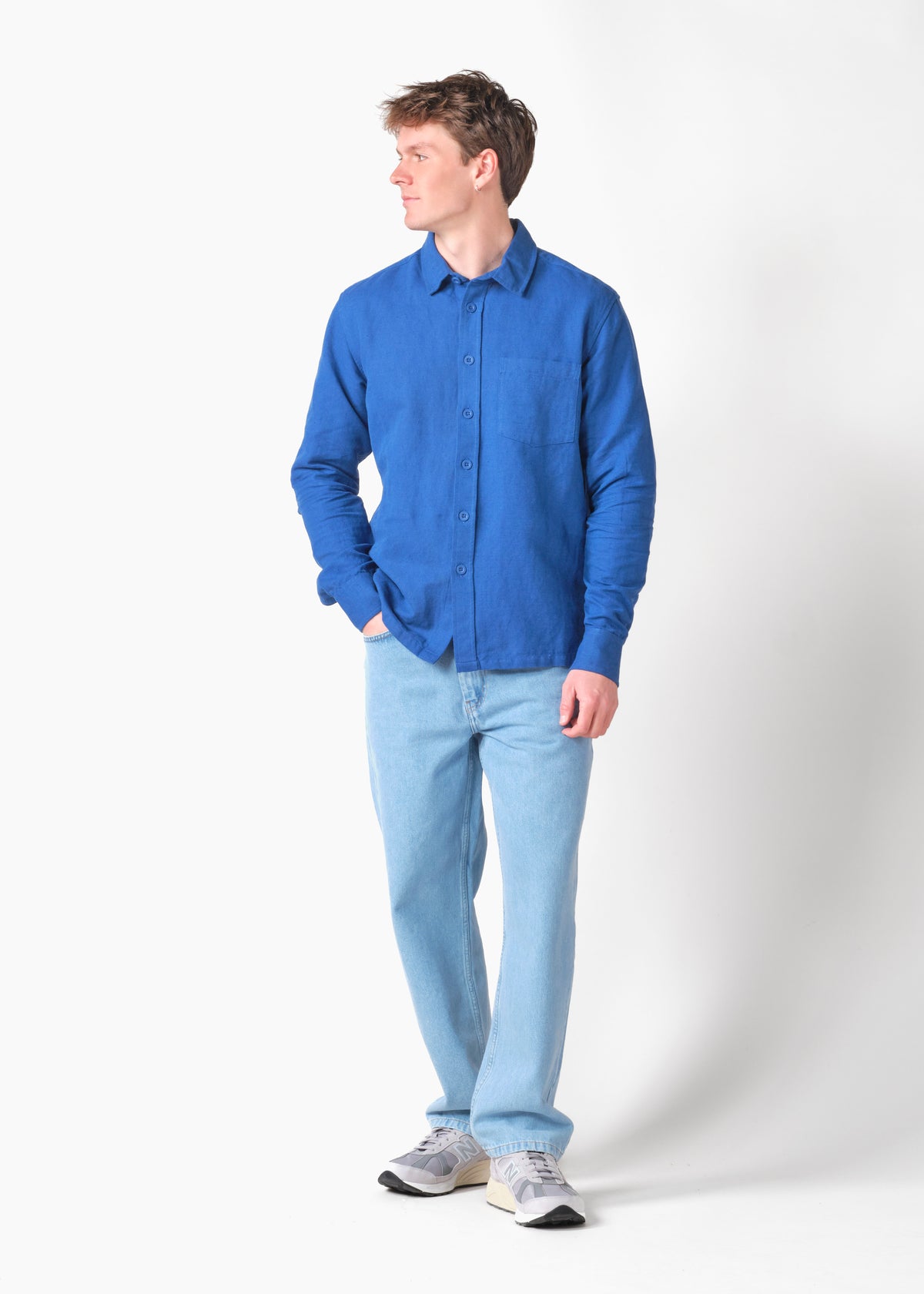 Klitmøller Collective ApS Birger shirt OCS Shirts Surf blue