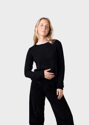 Klitmøller Collective ApS Birla knit Knitted sweaters Black