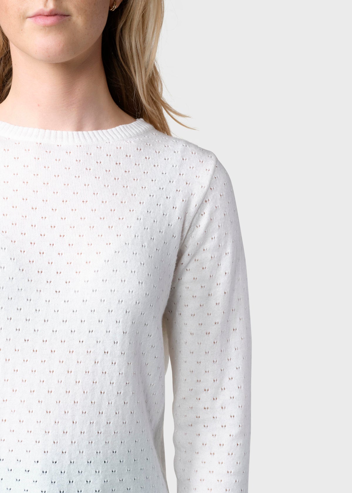 Klitmøller Collective ApS Birla knit Knitted sweaters Cream