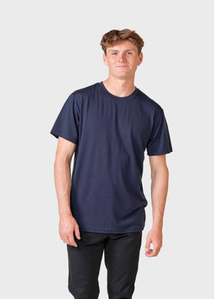 Klitmøller Collective ApS Buster tee  T-Shirts Navy