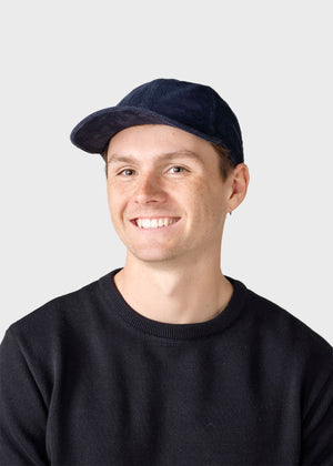 Klitmøller Collective ApS Cap one corduroy Caps Navy