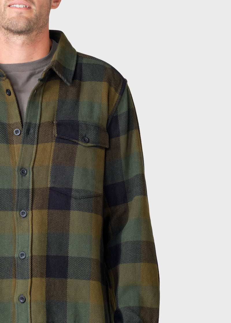 Klitmøller Collective ApS Casper shirt Jackets Olive check