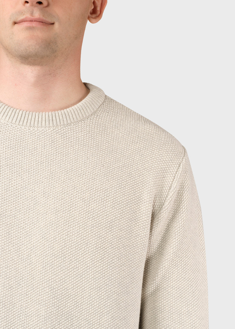 Klitmøller Collective ApS Charlie knit Knitted sweaters Cream melange