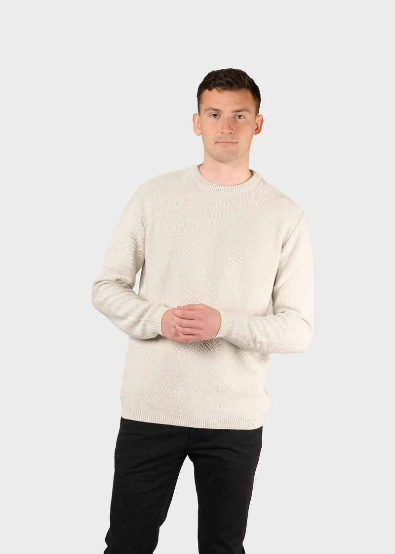 Klitmøller Collective ApS Charlie knit Knitted sweaters Cream melange