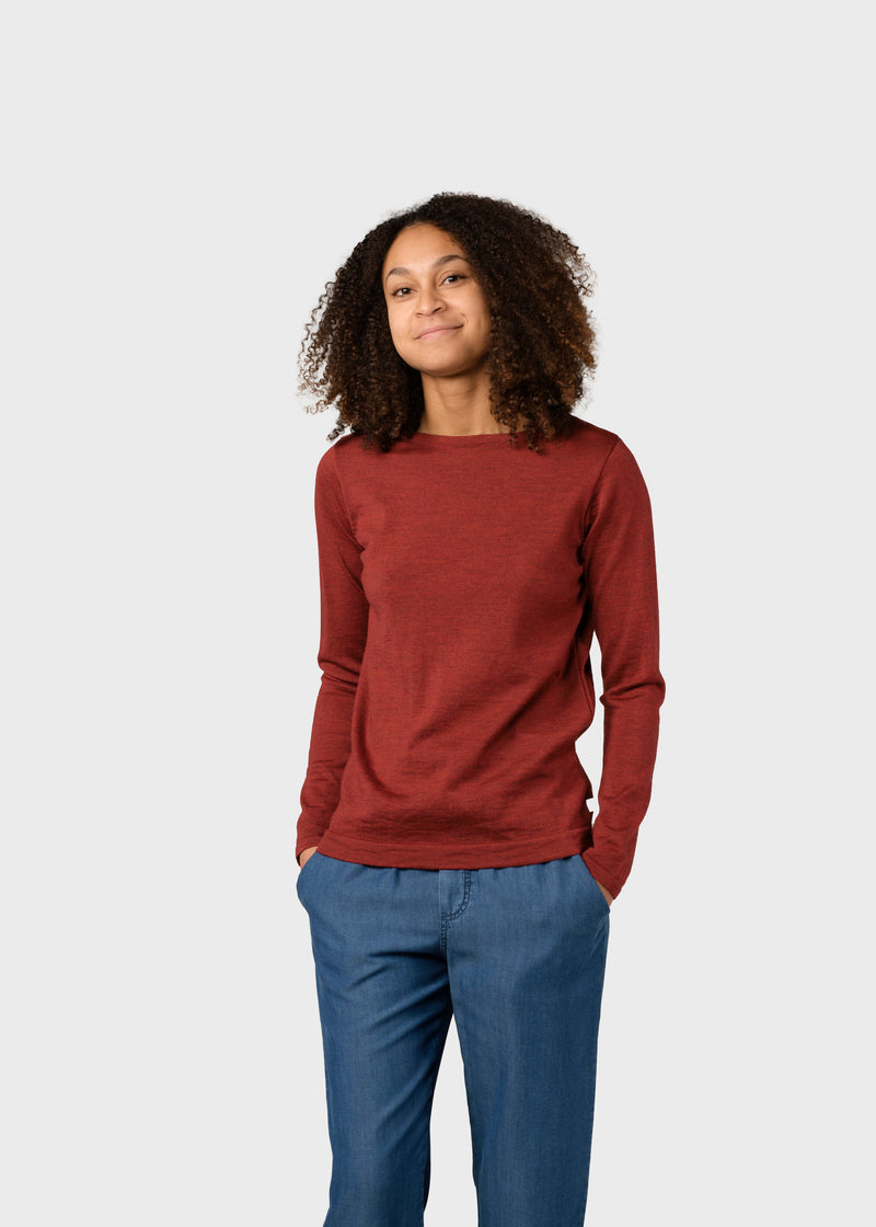 Klitmøller Collective ApS Charlotte knit Knitted sweaters Clay red